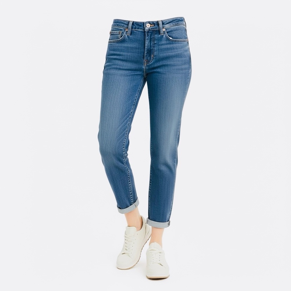 Levi's Boyfriend Mid Rise Women's Denim Lapis Gem Size W28 X L30 (6M)